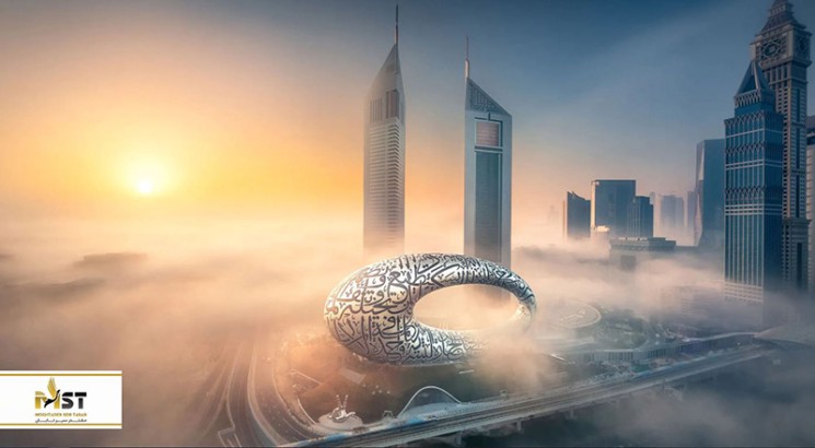 موزه آینده دبی؛ تلفیق معماری مدرن و فناوری پیشرفته