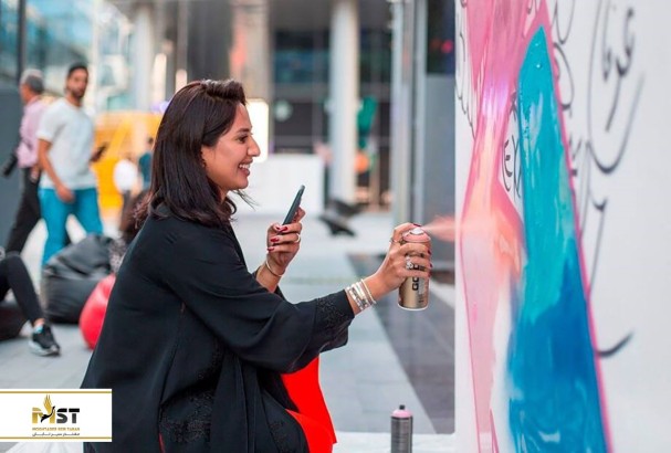 آشنایی با آثار گرافیتی در دبی