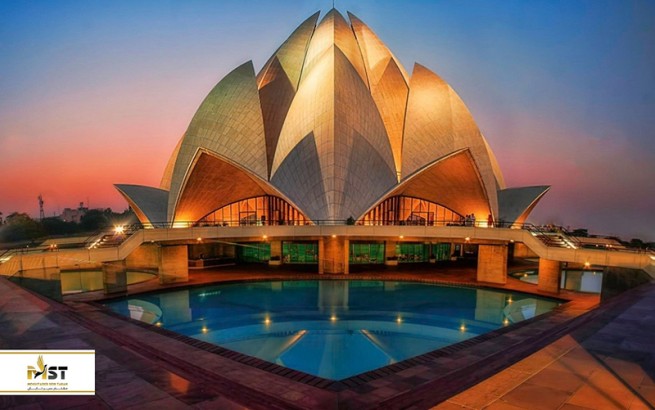 معبد منحصر به فرد لوتوس در دهلی