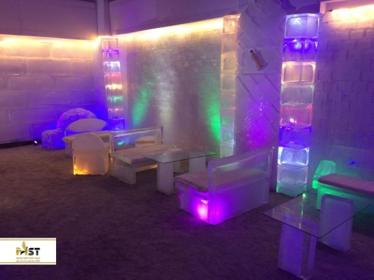 تجربه سرما در کافه یخی کیش