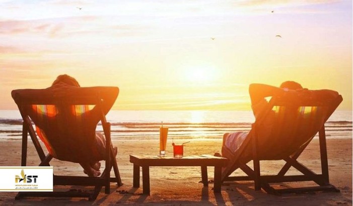 تفریح و استراحت در پلاژ آقایان در کیش