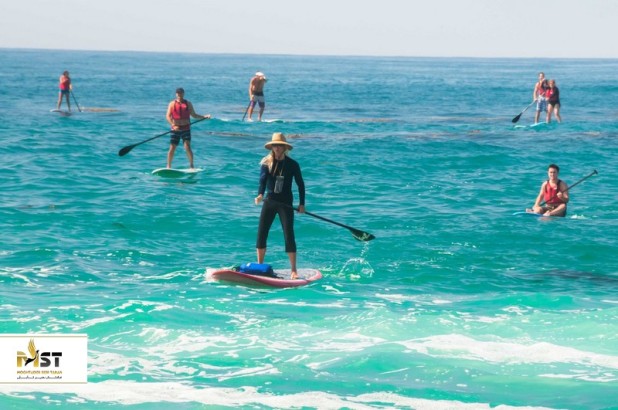 تجربه پدل بورد در کیش