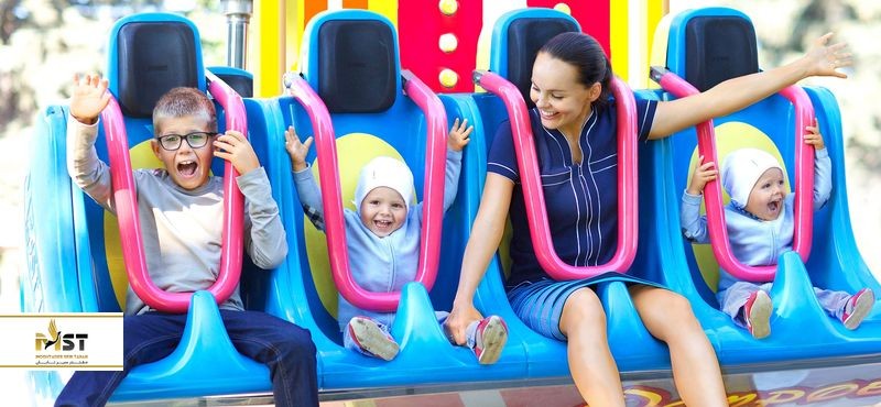 گشت و گذار در شهربازی Divo Ostrov سن پترزبورگ 