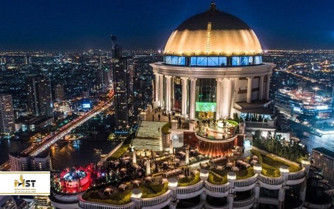 گردش در منطقه زیبای سیلوم بانکوک