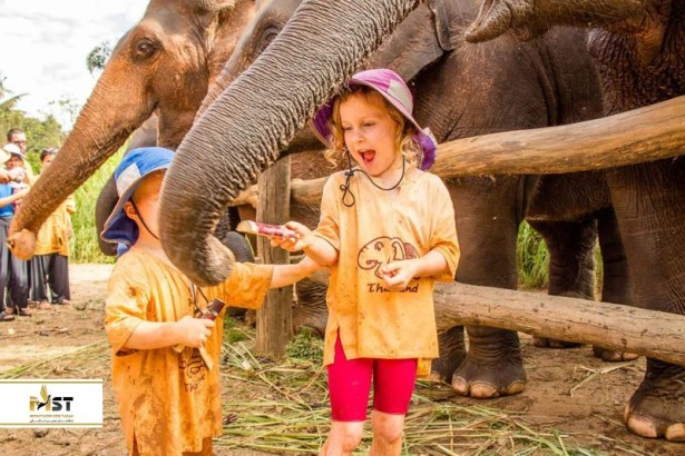 سفری خانوادگی به چیانگ مای همراه فرزندان