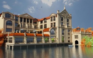 محوطه هتل محوطه هتل