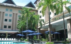 محوطه هتل محوطه هتل