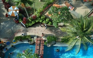 محوطه هتل محوطه هتل