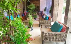 محوطه هتل محوطه هتل