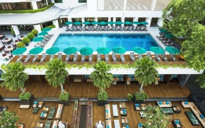 محوطه هتل محوطه هتل