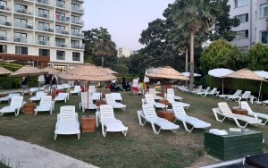 محوطه هتل محوطه هتل