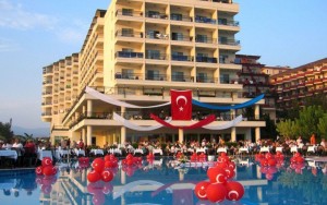 محوطه هتل محوطه هتل