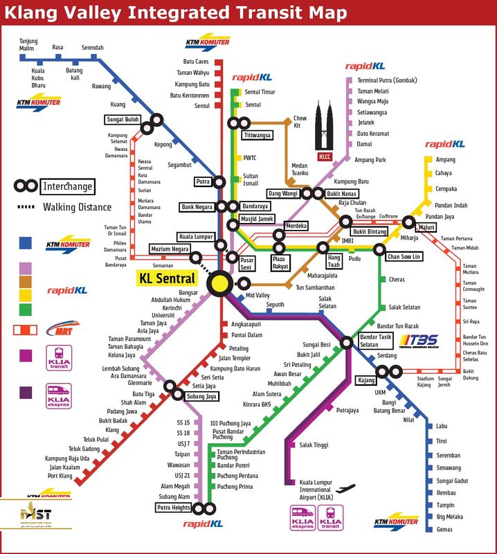 City Rail Map