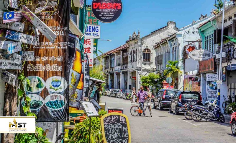 محله جورج تاون در پنانگ مالزی