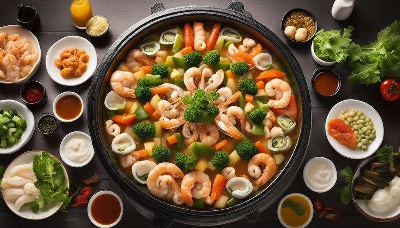 Hot Pot بیشتر یک تجربه غذاخوری مشترک است که در آن همه کنار هم می&zwnj;نشینند و غذای خود را در یک ظرف می&zwnj;پزند. این روش طبخ یکی از محبوب&zwnj;ترین سبک&zwnj;های آشپزی سنتی چین به&zwnj;ویژه در استان سیچوان یا چونگ کینگ است.