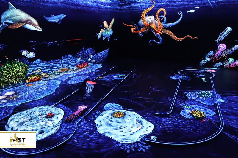 3D Blacklight Minigolf