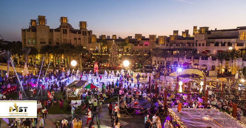 بازارچه کریسمسی مدینه جمیرا