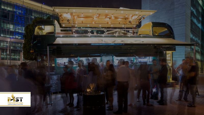 رستوران خودرویی 1762 double-decker در دبی