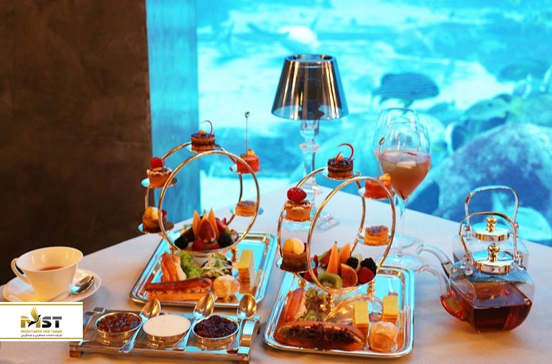 غذای رستوران اوشیانو در دبی