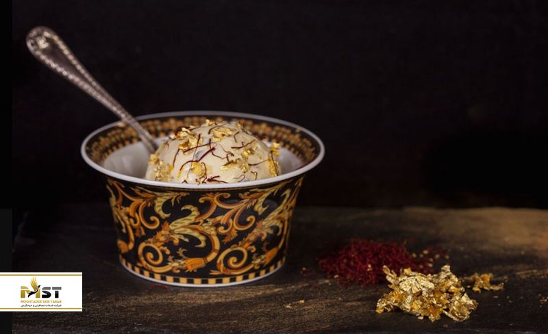 بستنی از طلا در دبی