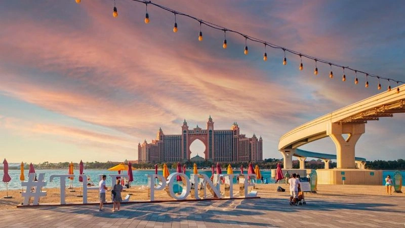 منطقۀ د پوینت دبی؛ جایی دنج در جزیرۀ پالم جمیرا