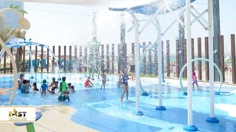 Splash Pad at The Beach