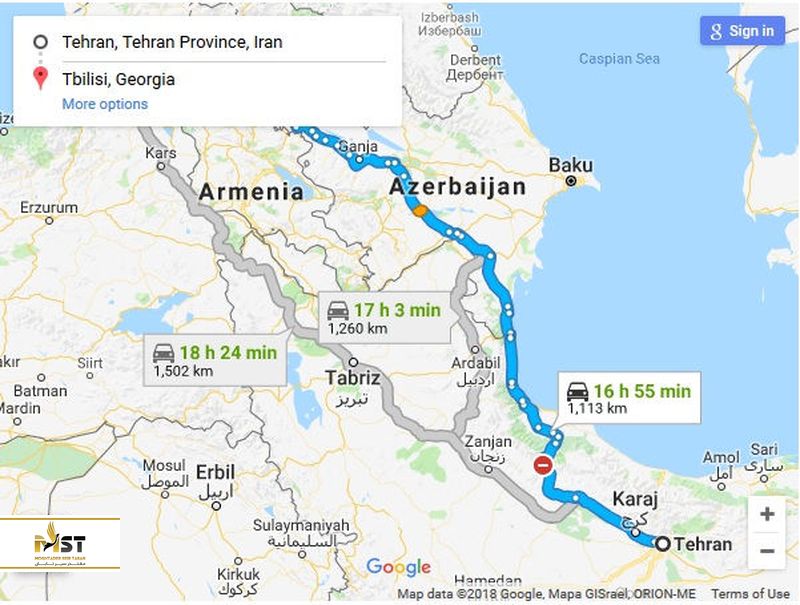 سفر زمینی به گرجستان