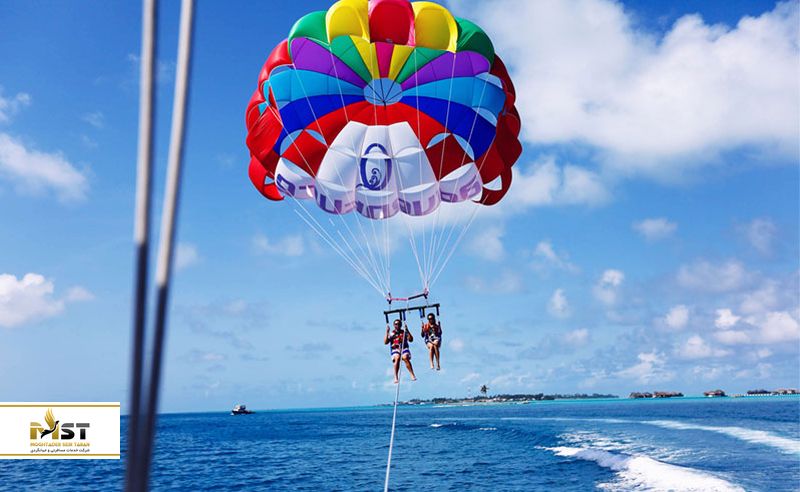 پاراشوت در بندر باتومی
