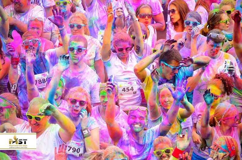 فستیوال رنگ درگرجستان