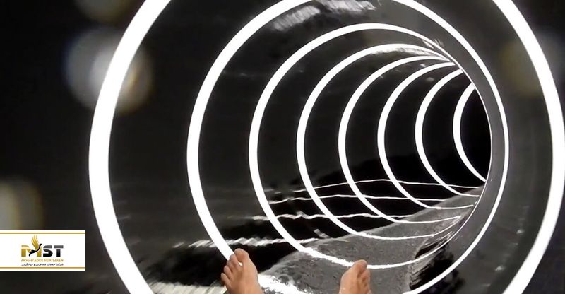 سرسره توبوگان در پارک جینو تفلیس