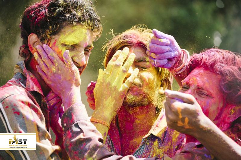فستیوال رنگ&zwnj;ها در گوا