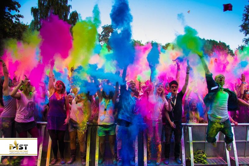 فستیوال رنگ&zwnj;ها در گوا