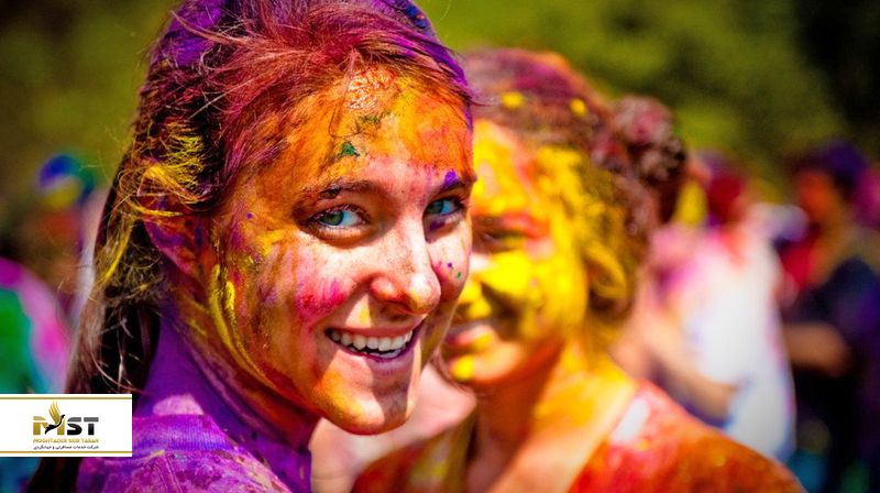 فستیوال رنگ&zwnj;ها در گوا