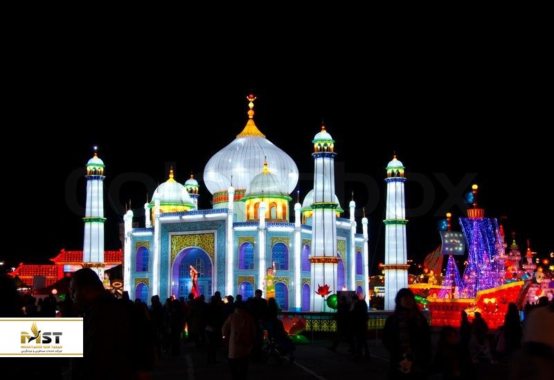 تاج محل در شب