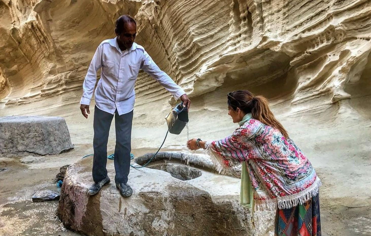 روستای چاهو &ndash; دره چاه کوه و چشم&zwnj;اندازهای طبیعی