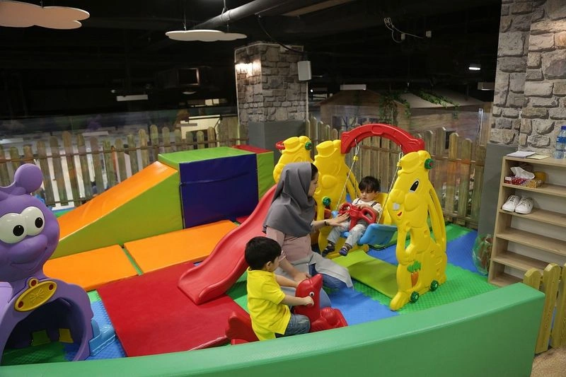 برای دانشمندان کوچک یک آزمایشگاه شیمی در کارالند در نظر گرفته شده که در کنار مربیها میتوانند به مدت ۱۵ دقیقه، تجربههای جالب علمی به دست بیاورند. سن مناسب برای سرگرم شدن در آزمایشگاه شیمی حداقل ۴ سال است. بازیهای این قسمت حالت انفرادی دارد و ظرفیت آن ۴ نفر است.