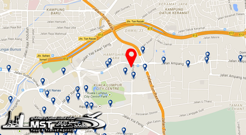 هتل اینترکنتیننتال مالزی,هتل های مالزی,تور مازی