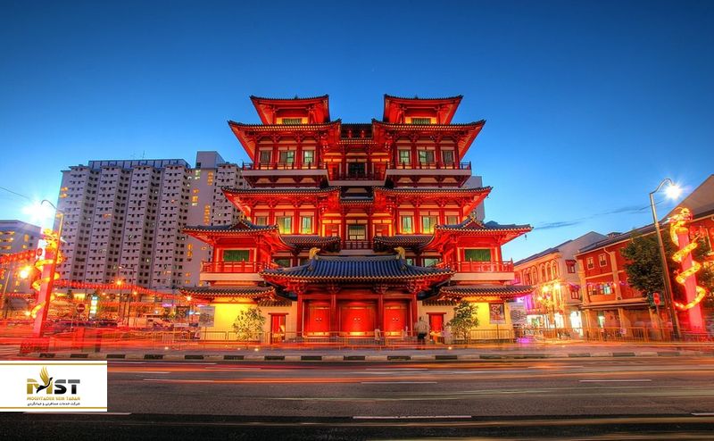 معبد Buddha Tooth Relic در سنگاپور
