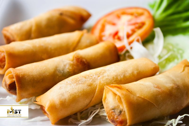 غذای تایلندی Spring Rolls (Bo Bia)