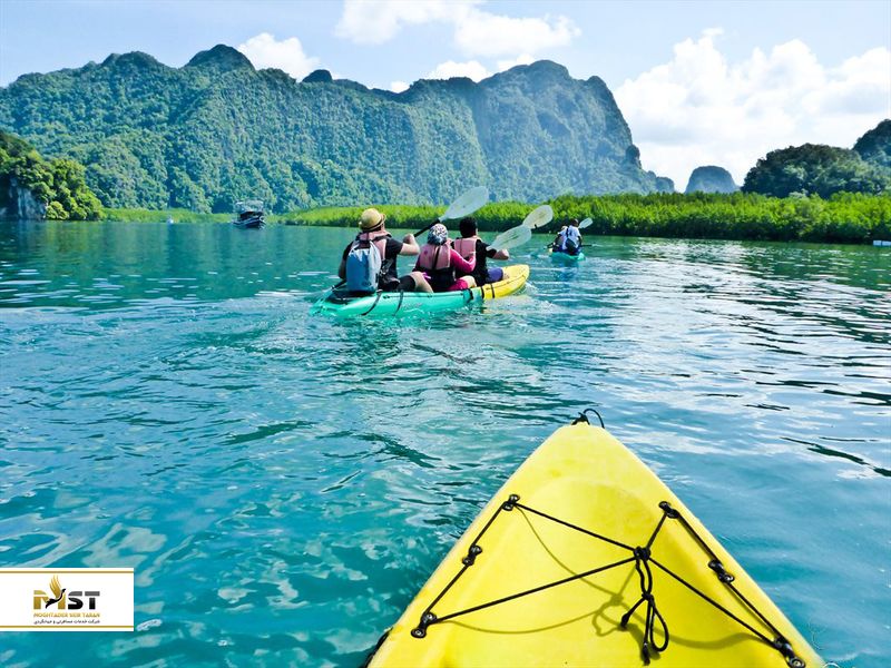  کایاک سواری در آئو تالانه