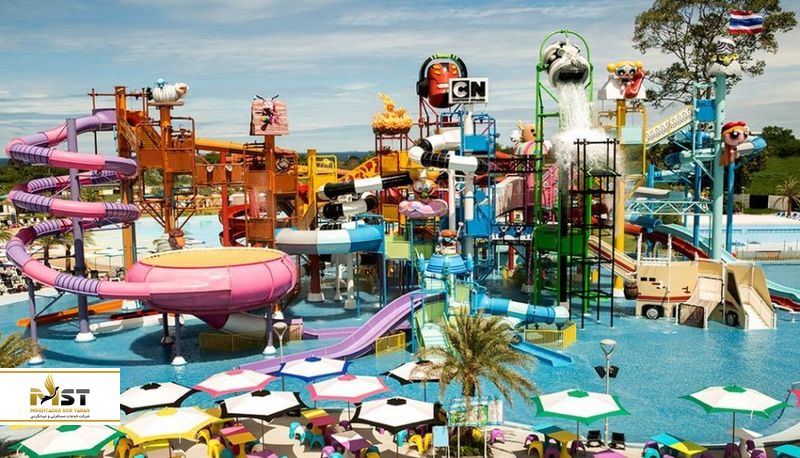 پارک آبی کارتون نتورک آمازون پاتایا