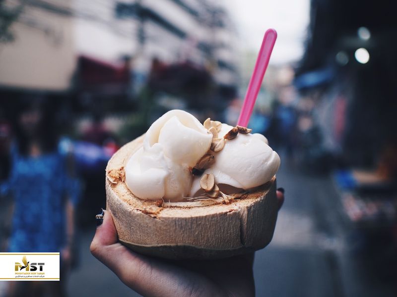 بستنی و آبمیوه