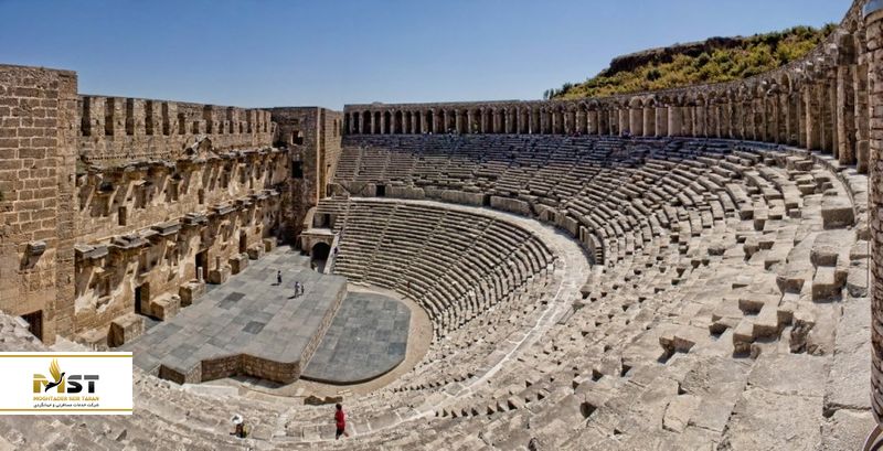 آمفی تئاتر آسپندوس در آنتالیا