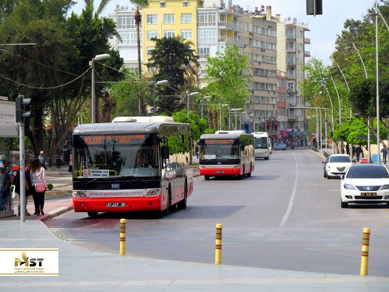 اتوبوس در آنتالیا
