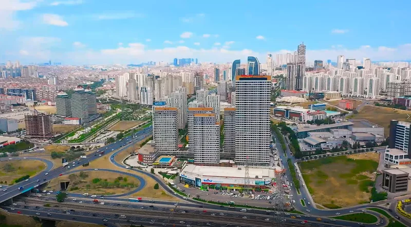  نمای هوایی از منطقۀ اسنیورت استانبول