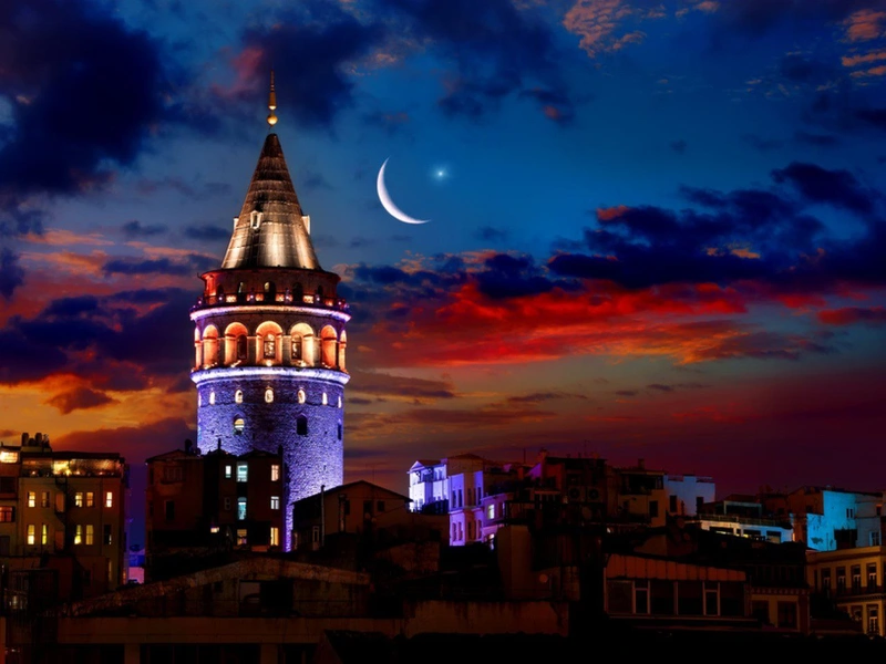 منظره پانورامای برج گالاتا