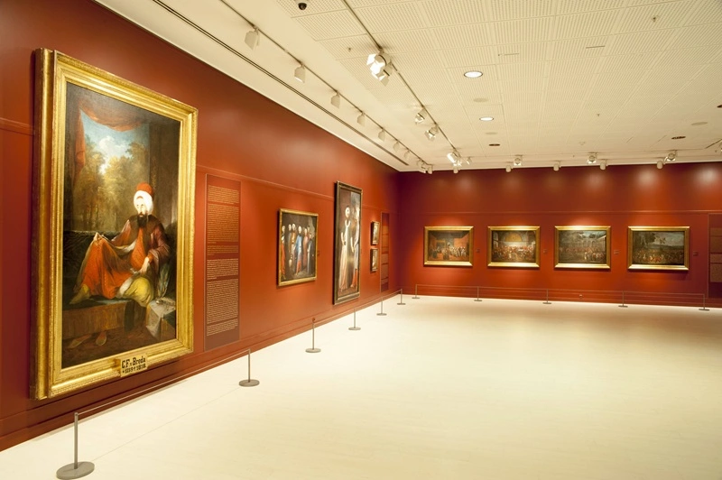 نمای داخلی یکی از نمایشگاه&zwnj;های موزه پرا