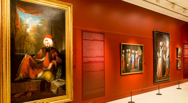 فضای داخلی یکی از نمایشگاه&zwnj;های موزه پرا