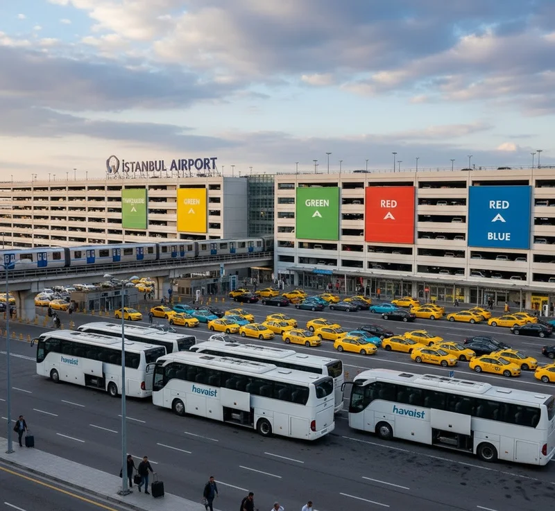 گزینه&zwnj;های حمل و نقل فرودگاه استانبول