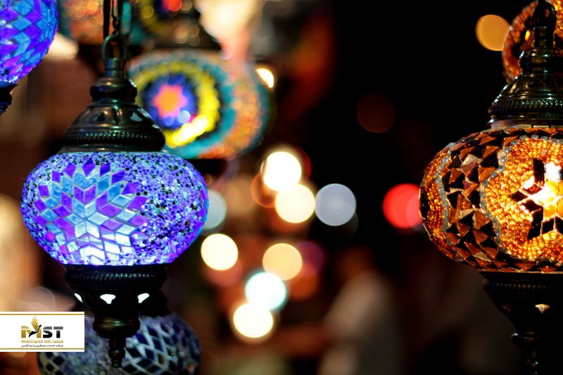 فانوسهای ترکی: نور و رنگ در هر گوشه